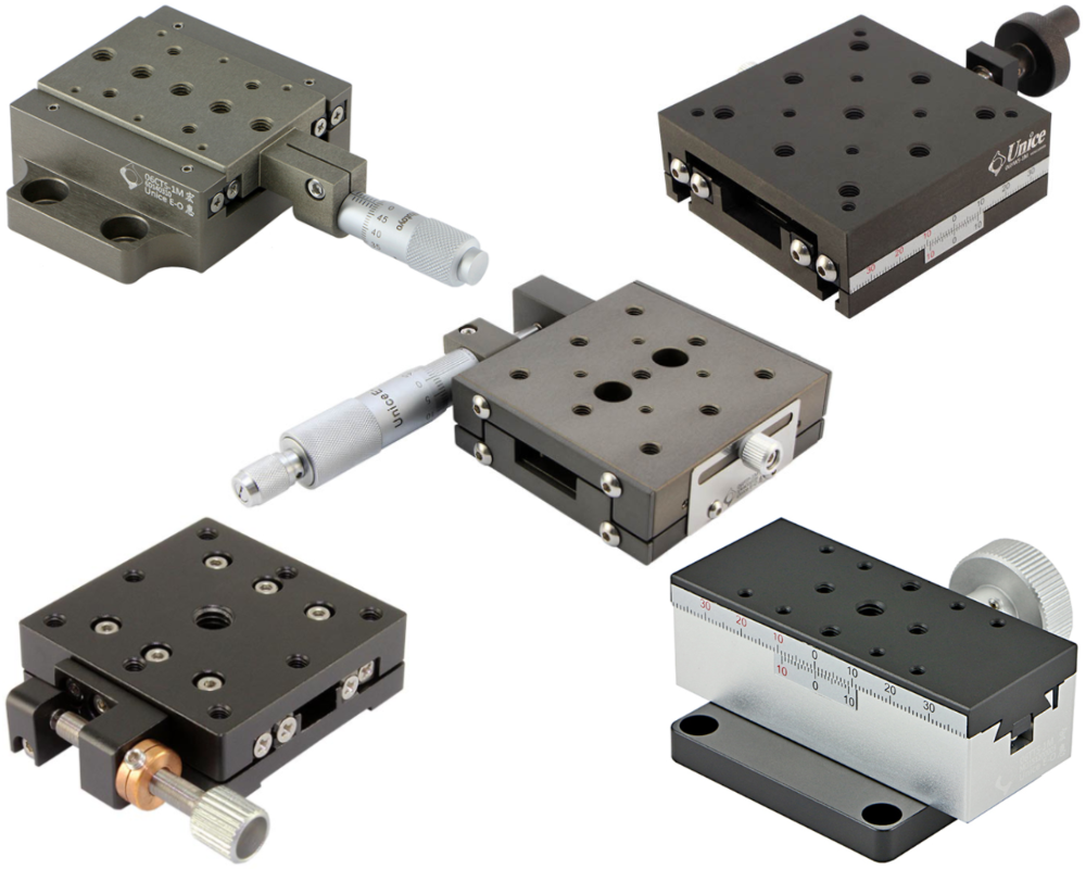 SingleAxisManualGroup optomechanical manual positioner products